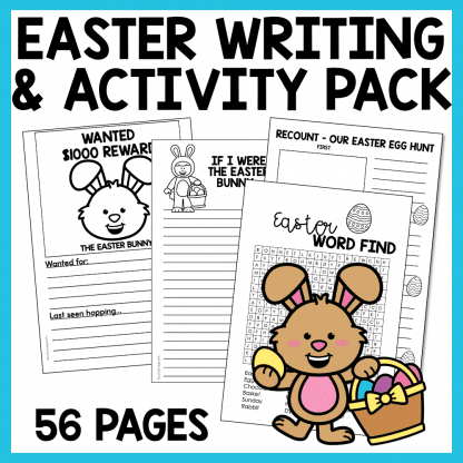easter writing activity pack