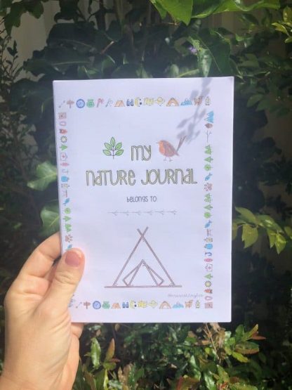 Nature journaling for children - explore nature with this guided nature journal for children