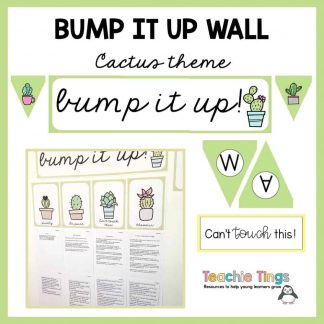Bump It Up Wall Display - Cacti/Succulent Theme