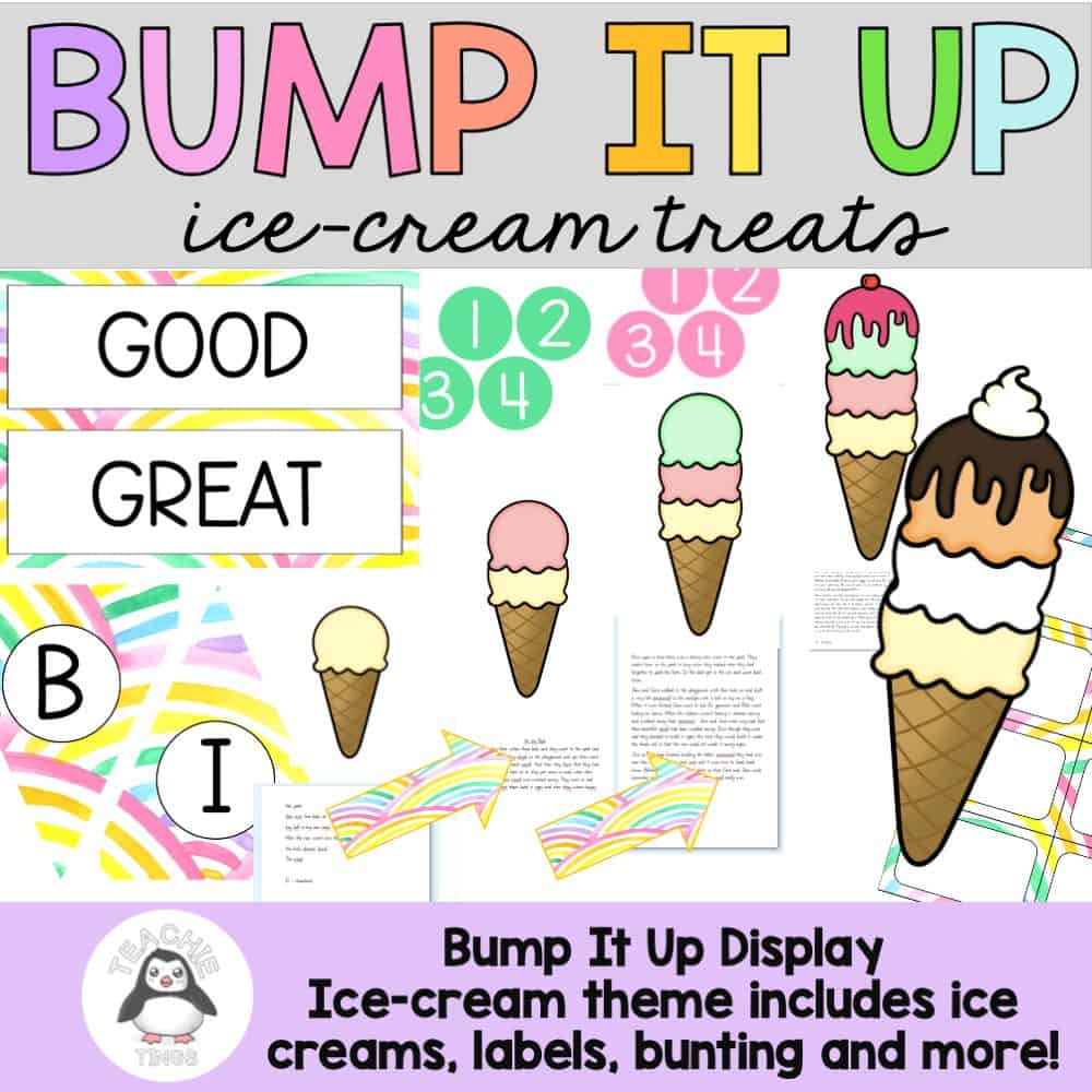 Icecream Bump It Up Wall Display — Teachie Tings