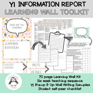 Information Report Learning Wall Toolkit - Year 1