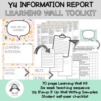 Information Report Learning Wall Toolkit - Year 4