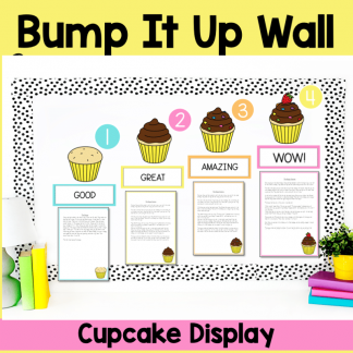 Cupcake Bump It Up Wall Display