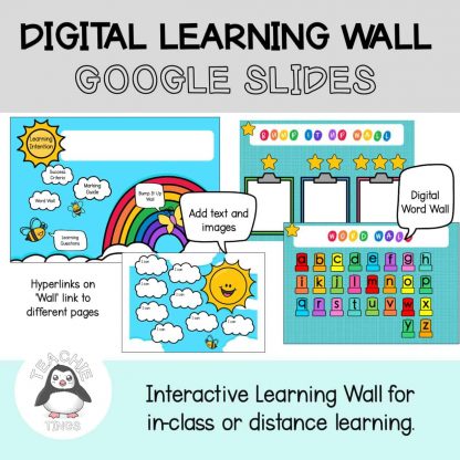digital learning wall