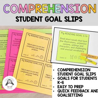Comprehension Goals Slips - Clusters 1-12