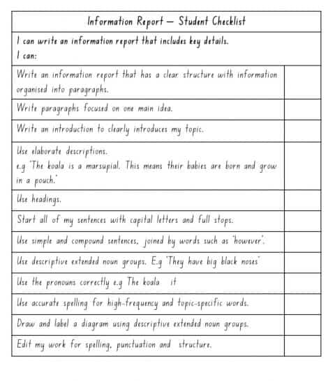Information Report Bump It Up Wall Writing Exemplars Year 2 — Teachie Tings