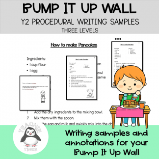 Year 2 Procedure Text Bump It Up Wall