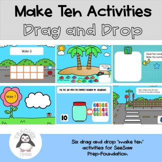 Make Ten 'Drag and Drop' Activities for SeeSaw