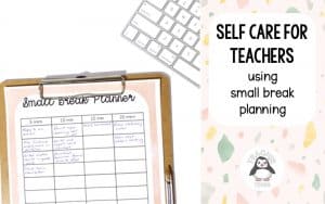 self care for teachers