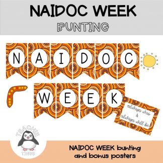NAIDOC week display bunting