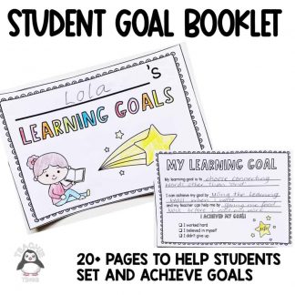 Goal Setting Book - student goal setting