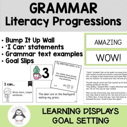 literacy progressions grammar