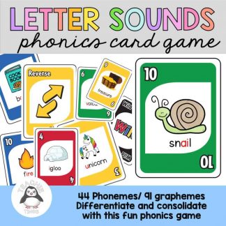 Letter Sounds Phonics Card Game