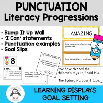 Literacy Progressions Punctuation