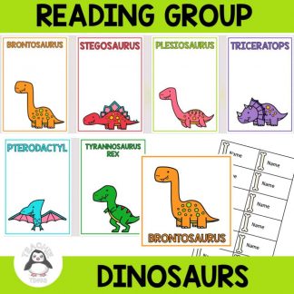 Reading Group Posters and Labels - Dinosaur