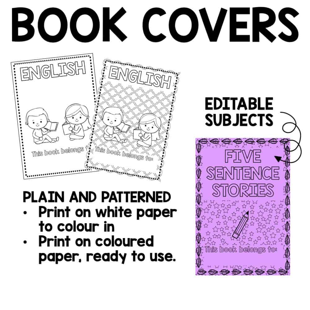 Editable Book Covers