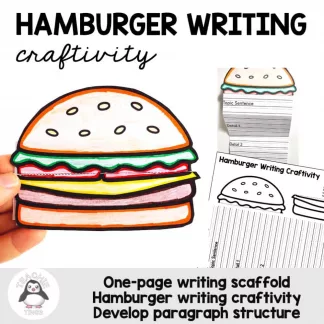 hamburger writing template