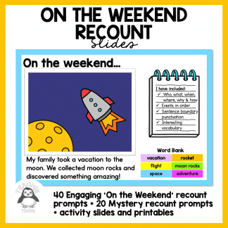 Recount Slides - Fun teaching and learning PowerPoint and Google Slides