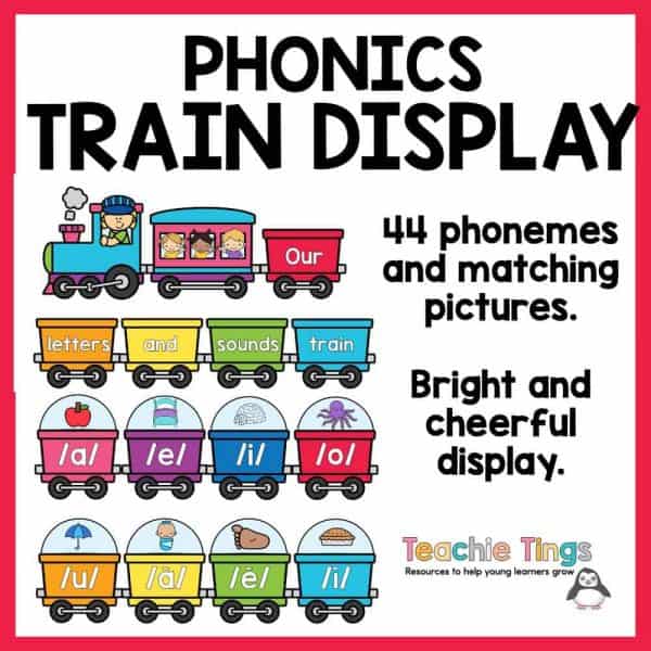 phonics train display