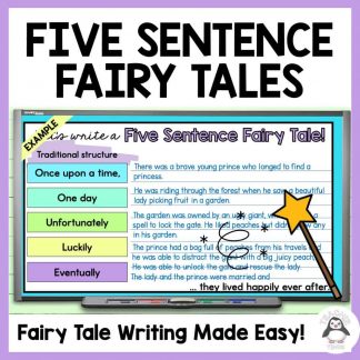 Fairy Tale Writing | Five Sentence Fairy Tale Writing Scaffolds