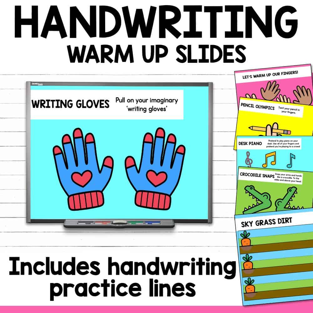 Handwriting Warm Up Exercises