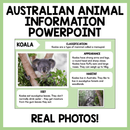australian animal information report