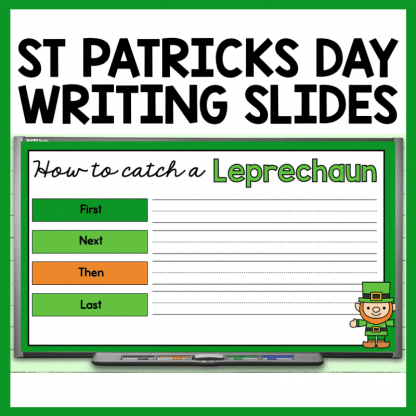 St Patricks Day Writing Slides