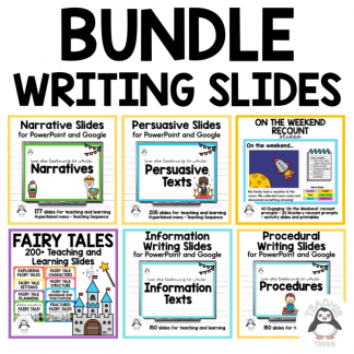 Writing Slides Bundle