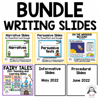 Writing Slides BUndle