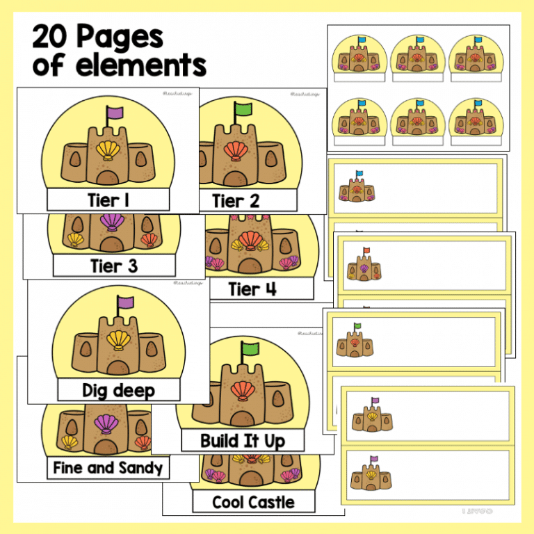 Sandcastle Bump It Up Wall Teachie Tings