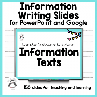 Informational Writing Lesson Slides