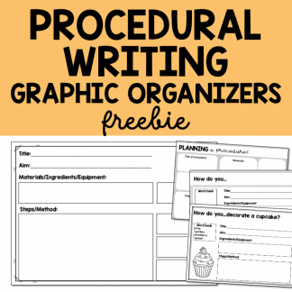 procedural text graphic organizers