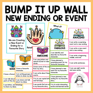 New Ending or Event Bump It Up Wall for Prep