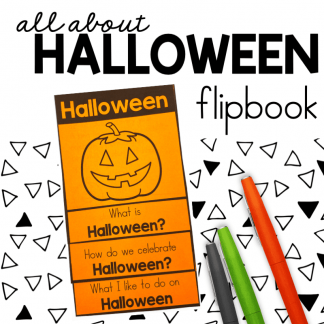 All About Halloween Flipbook | One page