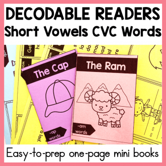 short vowel decodable readers