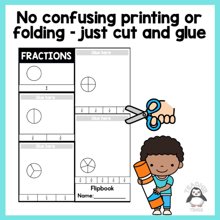 Fraction Wall Flipbook — Teachie Tings