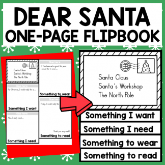 dear santa flipbook
