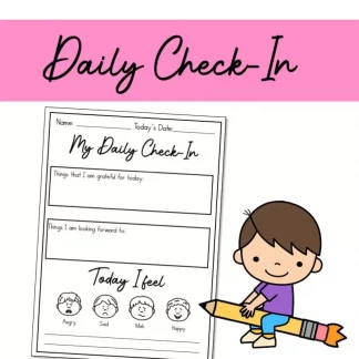 Daily Check-In Sheet