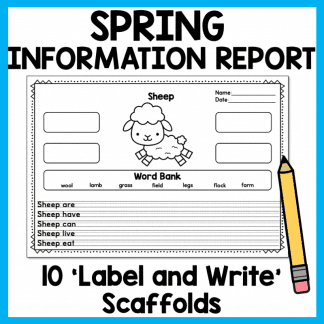 Informative Writing Scaffolds -Spring