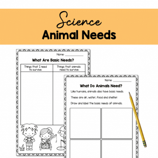 Animal Needs Worksheet