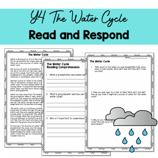 Year 4 Science - The Water Cycle | Read and Respond