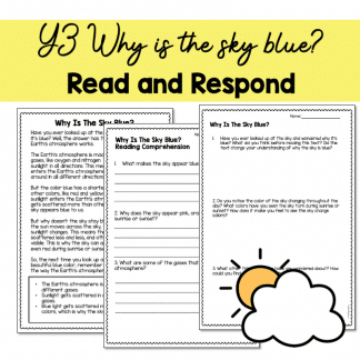 Year 3 Science - Why Is The Sky Blue? | Read and Respond