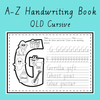 A-Z Handwriting Book Queensland Cursive
