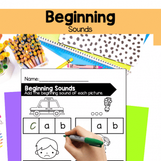 Beginning Sounds CVC Short Vowels