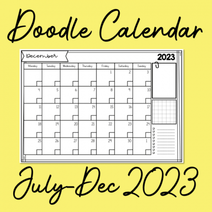 doodle calendar