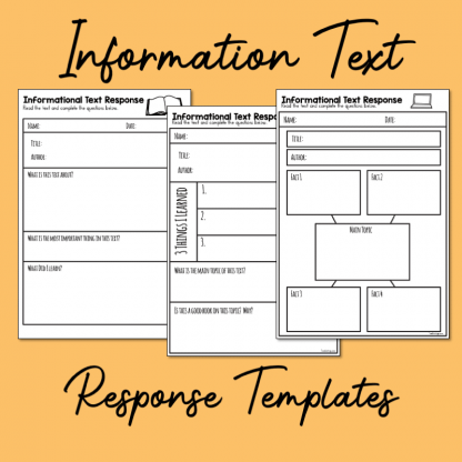 information text response templates
