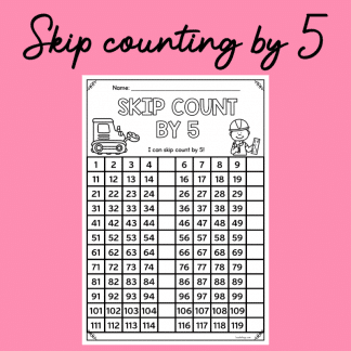 Skip Counting by 5 Worksheet