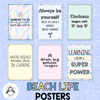 Beach Life Posters