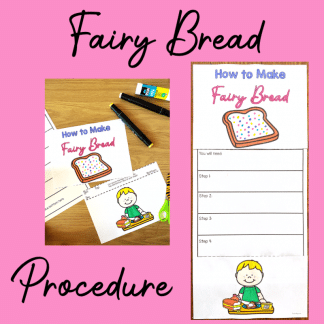 fairy bread procedural writing