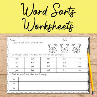 word work worksheets